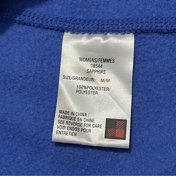 Woolrich Women’s Royal Blue Fleece Vest - Picture 4 of 10